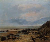 Courbet, Gustave - Rocky Seashore